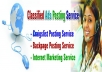 post an ad 100 times in different high pr classified websites