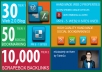 I will build MANUAL Link Wheel on 30 Web2 + 50 Bookmarking + 10000 Tier2 Blog Comments @!@