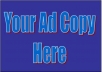 write a convincing sales copy (copy writing) for your product or service