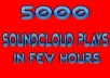 ``add additional 5000 plays to your soundcloud track or mixtape``
