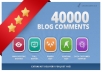 make 40,000 blog comment backlinks!@!@!