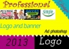 create 2 original and high quality logo for your website, business, brand, blog etc