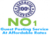 100% Guaranteed Guest Blogging Services on Niche Blogs