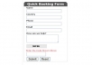 make a query form or Booking Form with html design, php code and js validation in on only avalible in seoclerks