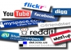 I will manually Submit Your Site in 25 High PR and Popular Social Bookmarking Website for