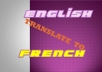 translate up 300 words from English to French