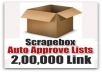 Give You ScrapeBox Premium List - Over 200000 Blog URLS