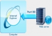 I will open port on your linux webservice