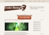 I will provide you Creative Monkeyz - a unique portfolio template
