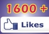 give you 1600+ High Quality Facebook Likes on your website