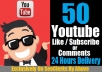 Give You 100+ Real Youtube Like And 10 Comments To Your Video