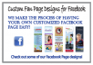 create a professional, website custom fanpage