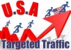 I will send 50+ US only visitors every day for 30 days