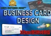 design a Professional Business CARD Or Logo Within Few Hours 