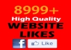 give Real USA 8999+ Facebook Website Likes [Not Fan Page Likes]