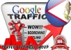 I send 1000 visitors via Google.as Keyword to your website
