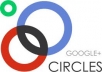 provide you 300+ real human verified Google+ circle for your any kind of Google account