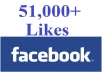 deliver 51,000+ REAL Facebook Page Likes, Real And Active Page Likes