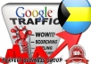 I send 1000 visitors via Google.bs Keyword to your website