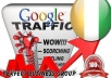 I send 1000 visitors via Google.ci Keyword to your website