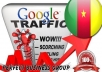 I send 1000 visitors via Google.cm Keyword to your website