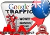 I send 1000 visitors via Google.co.ck Keyword to your website