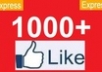 I will add 1000 +++ (1K) facebook likes fanpage likes to your fanpage