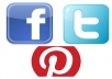  give you **200+40+40** Pinterest Followers, 100% real and active users