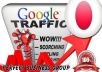 I send 1000 visitors via Google.co.jp by Keyword to your website