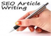 write On Page SEO Optimized Article