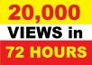 give you FAST 20,000 YouTube views@!@