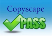 100% Copyscape Pass 500 Words Articles with Grammar checking
