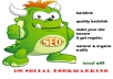 submit 4 of your site urls to 250+ Social BOOKMARKING sites +rss+ping in 24hrs