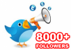 give you 8000+ twitter followers within 24 hours