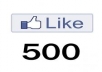 deliver 500+ Facebook Likes to your Photo/Post/Page