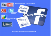 will give you 100 youtube view, 50 likes, 20 subscribers, 10 google +, 50 Facebook likes, 50 Twitter follower