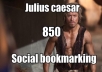 I will build 850 social bookmark SEO backlinks within 24hours for 