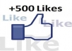 500+ High Quality Real, Active Facebook Likes or Fans to your facebook fan Page for