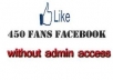  get 450+ guarenteed FACEBOOK likes,facebook like,fans to your fanpage for 