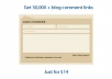 40,000 blog comment links for your website