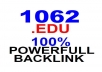 create 1062 Super .EDU Instant Backlink GUARANTEE for boost your website rangking in Search Engine Guarantee