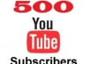 get you 500 REAL Human YouTube Subscribers to your Channel