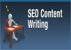 write 1 high quality, 500 plus word article, that is seo optimized