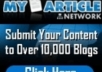 rewrite your article and submit it to Seo Linkvine and My Article Network
