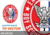 convert LOGO image to VECTOR illustrator