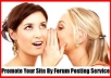 do 60 high quality posts on your forum