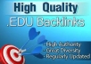 create 50 Edu backlinks and 200 PR1 to PR6 Backlinks from High Authority Wiki Sites