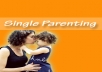 give you 50 top quality articles on Single Parenting plus I will give you full PLR Private Label Rights to them