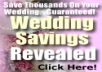 give you 50 top quality articles on Wedding Planning plus I will give you full PLR Private Label Rights to them