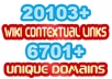 make 21000 wiki backlinks from 6000 domains wikis backlink with edu backlinke + full seo backlinke report 